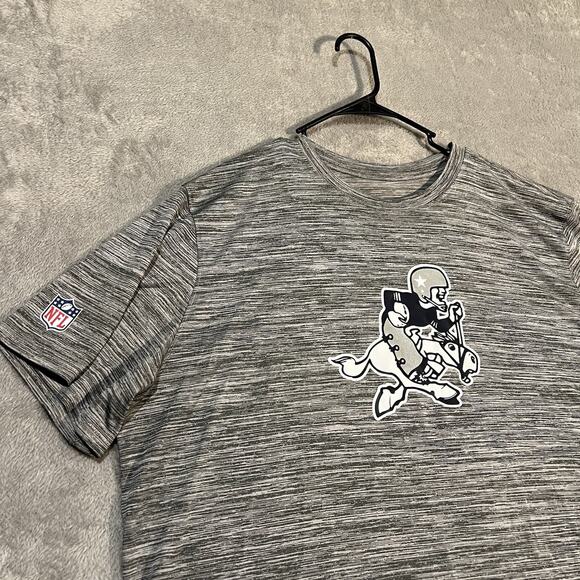 Dallas Cowboys Shirt Mens 3XL XXXL Grey Nike NFL Dri-Fit Team Issued Player Wor - Picture 2 of 7